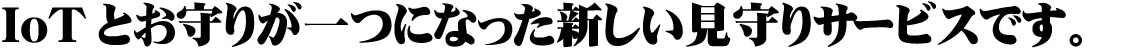 七福神のご祈祷を受けたお守り型の新しい見守りサービスです。